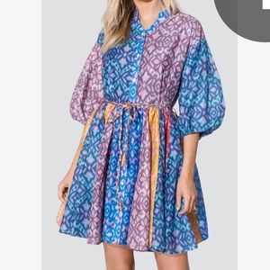 Yakira Bella patchwork dress